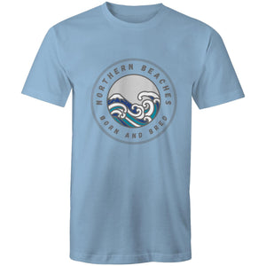 Northern Beaches Born n Bred custom logo printed on AS Colour Staple - Mens T-Shirt 