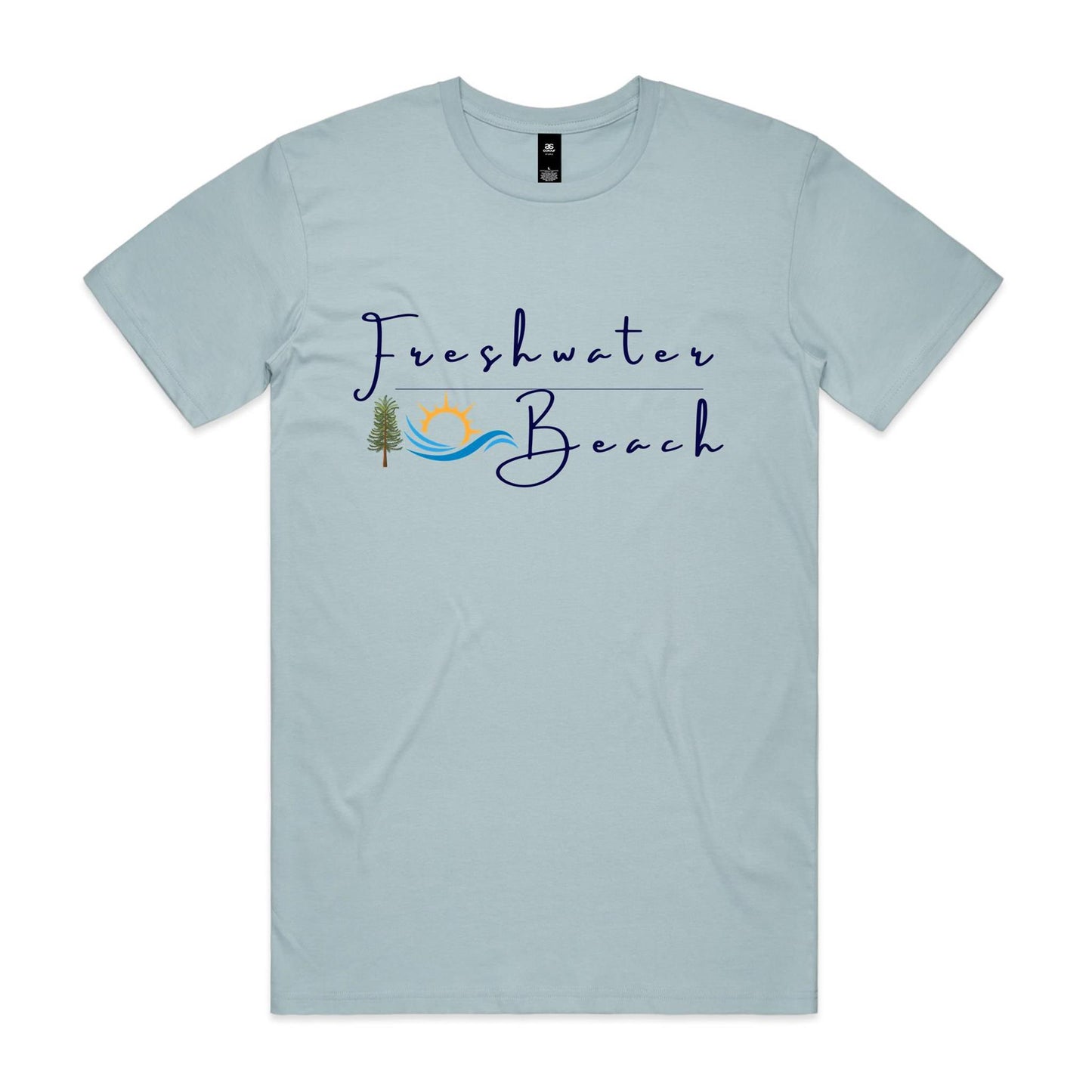 Freshwater Beach custom logo collection Comfy Cotton Tee - Lost Manly Shop