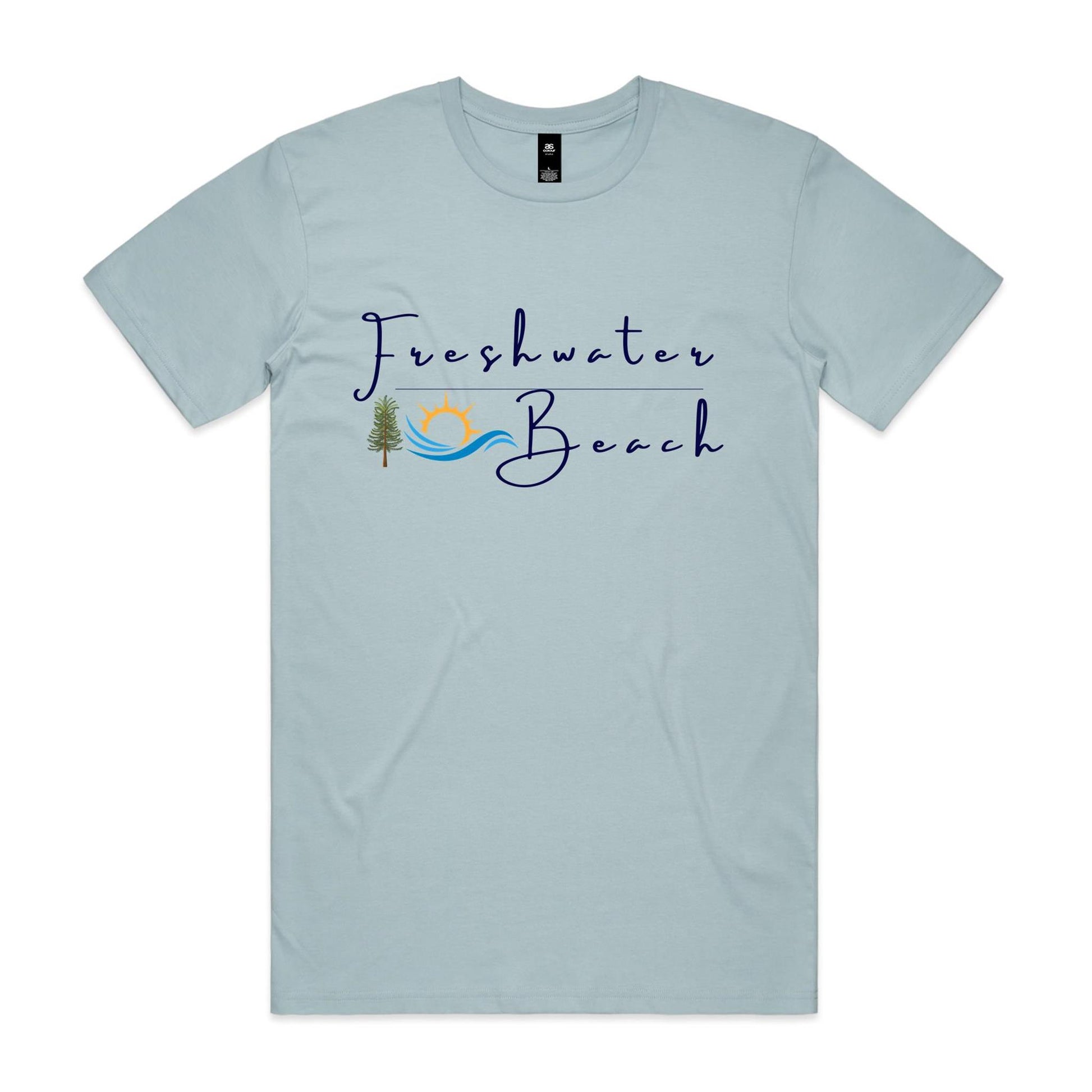 Freshwater Beach custom logo collection Comfy Cotton Tee - Lost Manly Shop