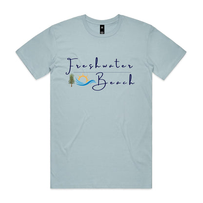 Freshwater Beach custom logo collection Comfy Cotton Tee - Lost Manly Shop