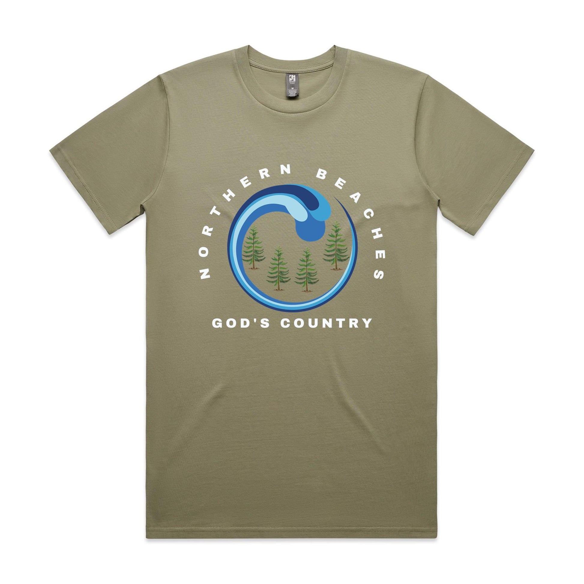 Lost Manly custom logo God's Country edition AS Colour - Classic Tee - Lost Manly Shop