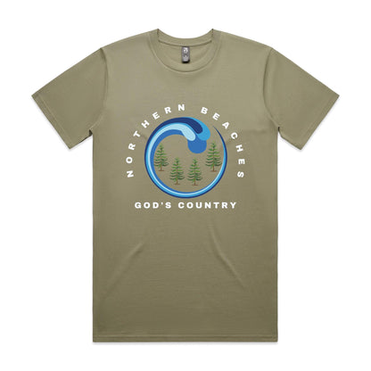 Lost Manly custom logo God's Country edition AS Colour - Classic Tee - Lost Manly Shop