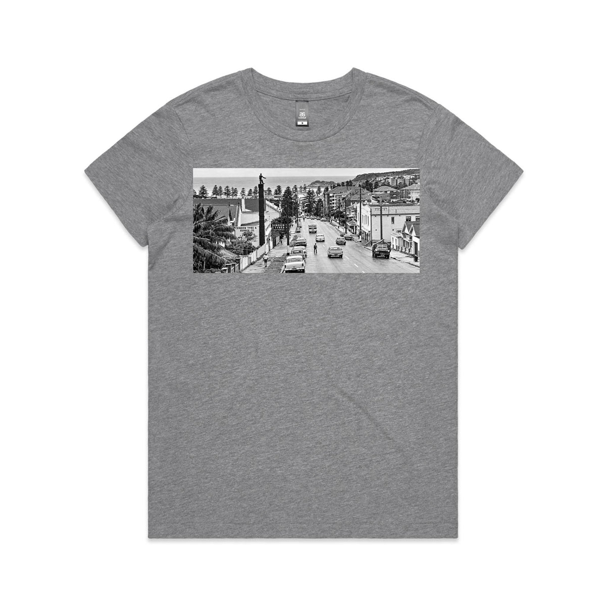 Vintage Manly Tyre Man Women’s Cotton T-Shirt – Sydney Road