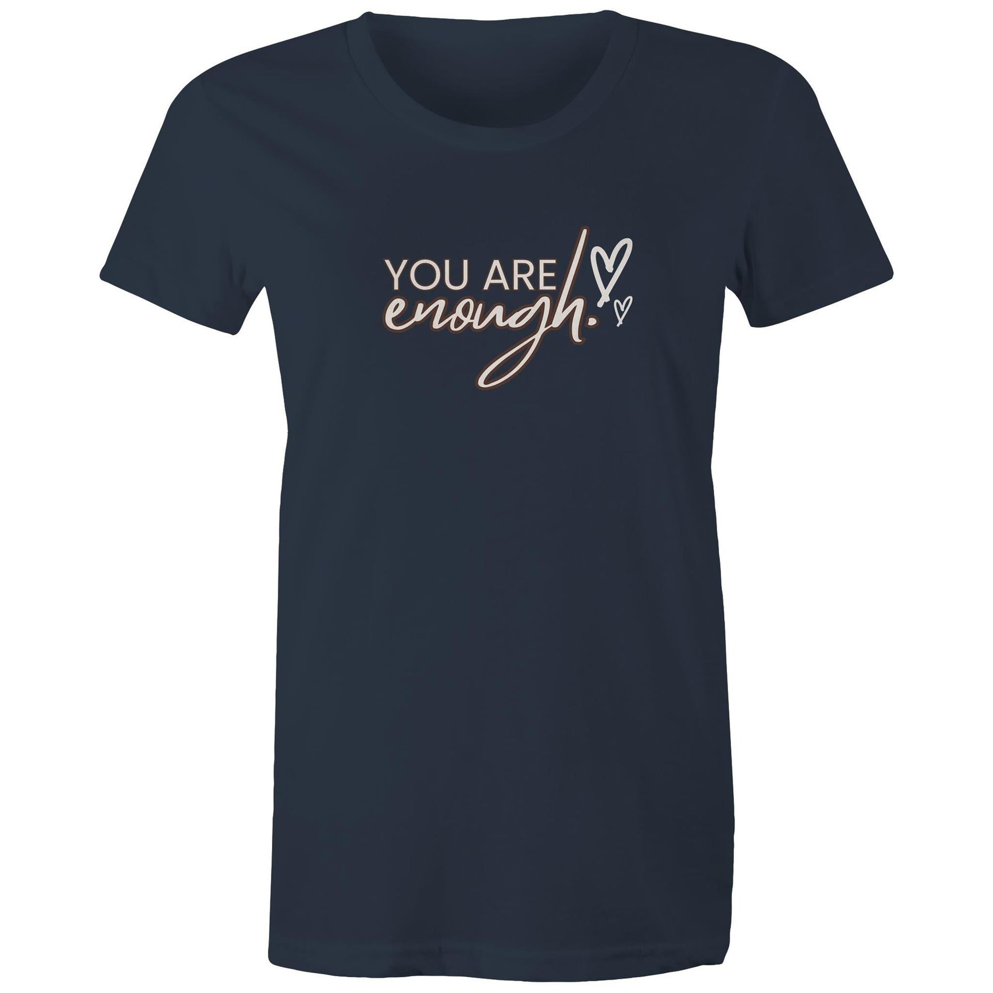 Women's Maple Tee You are Enough Print 