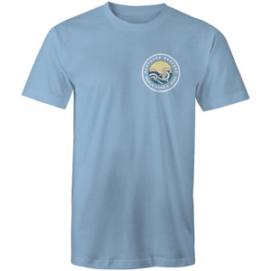 Mens T-Shirt Northern Beaches Manly Born & Bred custom logo 