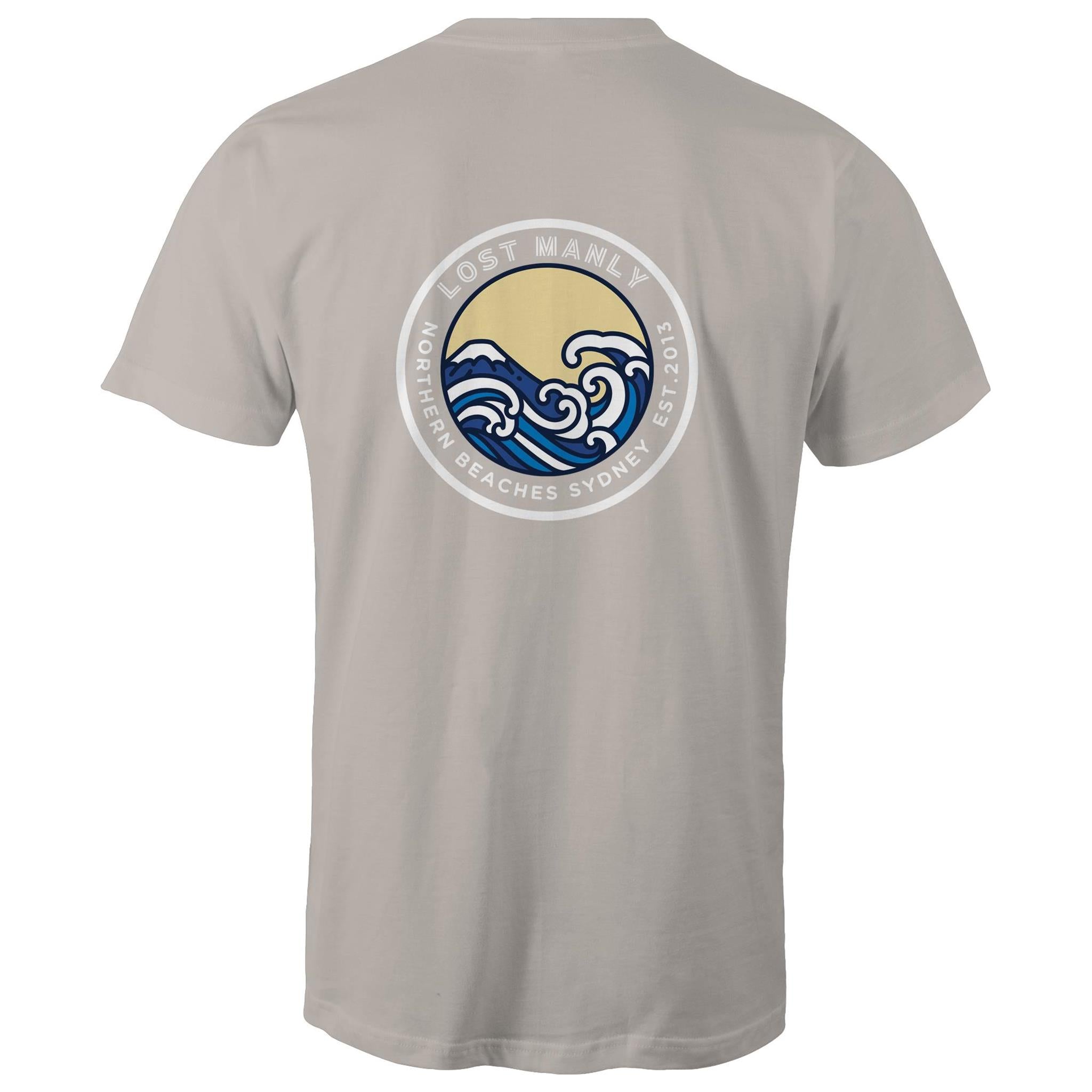 Lost Manly Northern Beaches Sydney Australia Printed Logo T-Shirt Ogo Merch