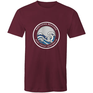Northern Beaches East Coast Australia logo on Quality Cotton Adult T-Shirt Ogo Merch