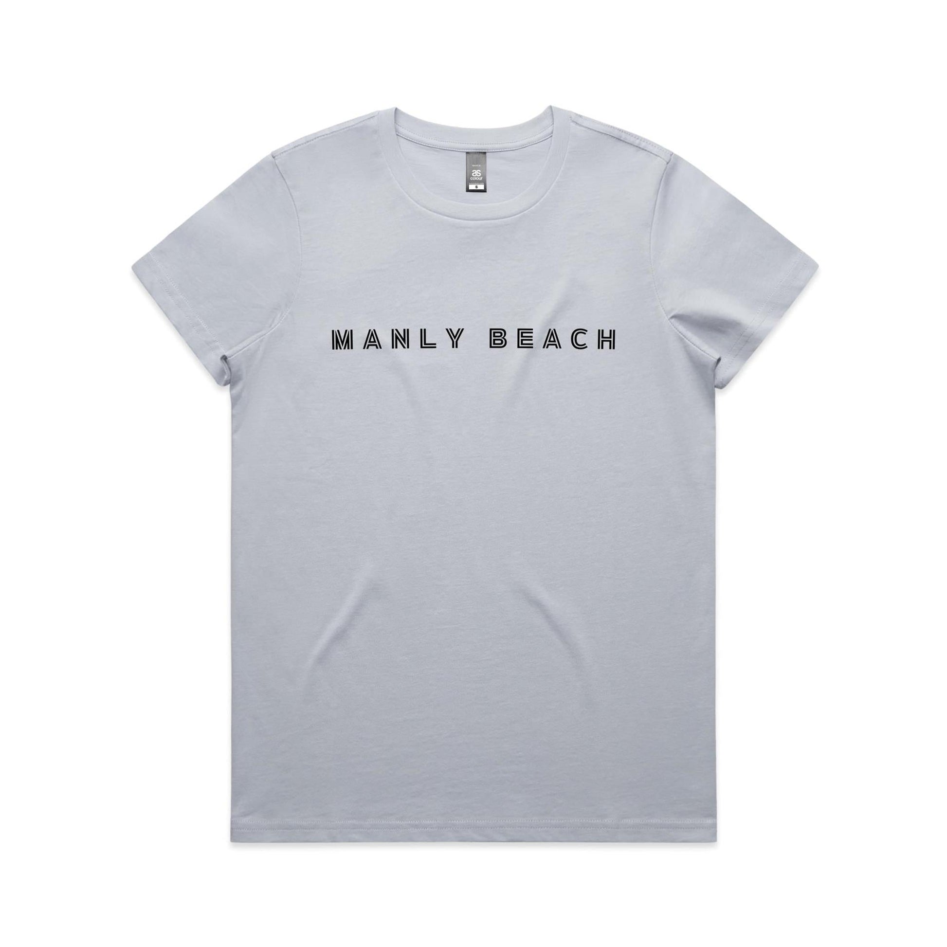 Manly Beach custom logo AS Colour Women's Maple Tee 