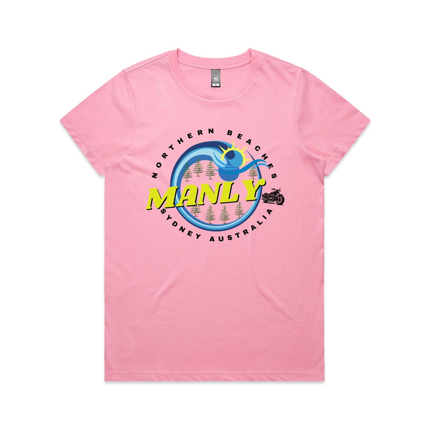 Lost Manly Custom Logo Manly Edition AS Colour Women's Maple Tee - Lost Manly Shop