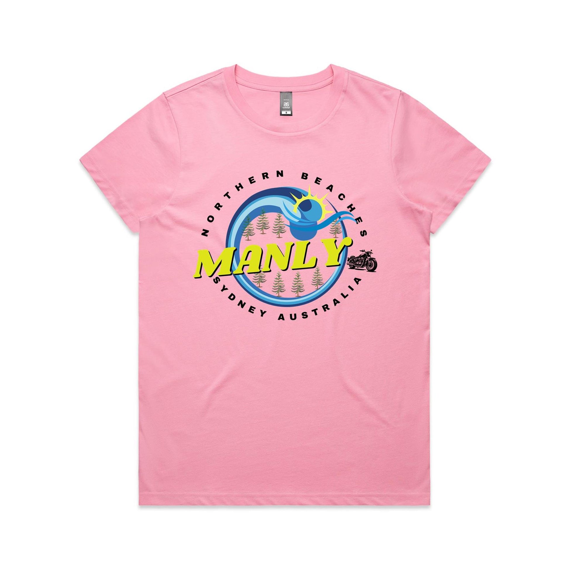Lost Manly Custom Logo Manly Edition AS Colour Women's Maple Tee - Lost Manly Shop