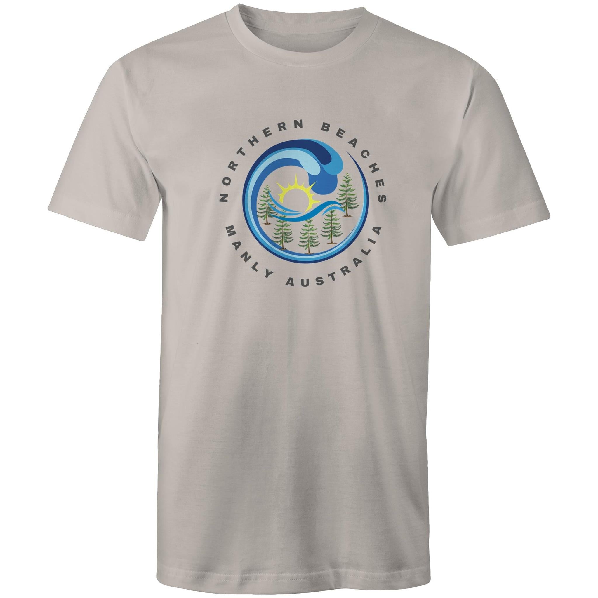 Northern Beaches Manly Australia front logo on AS Colour Staple Cotton Adult T-Shirt Ogo Merch