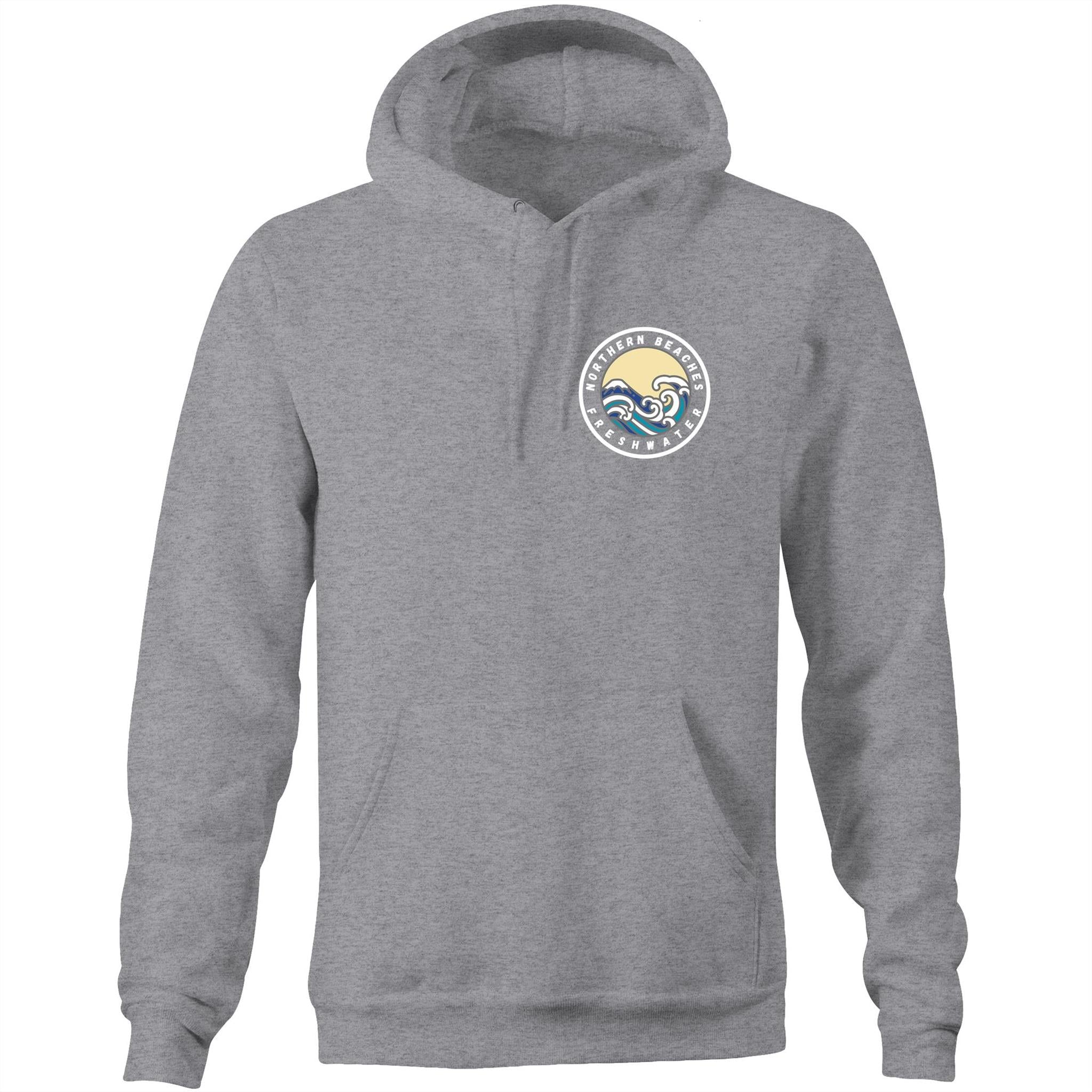 Freshwater custom logo printed AS Colour Stencil - Pocket Hoodie Sweatshirt Ogo Merch