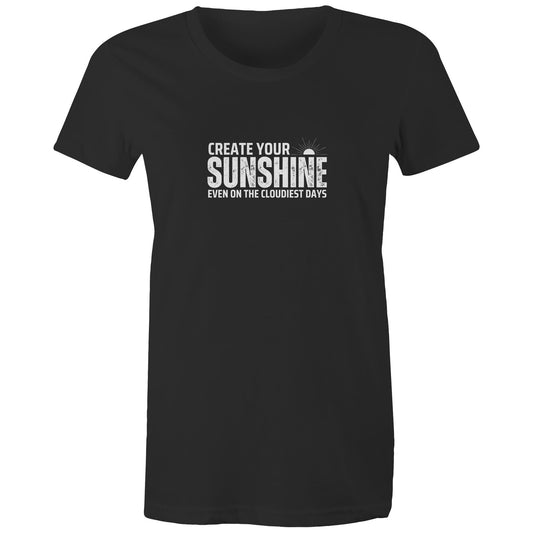 Maple Tee Create your Sunshine Print 