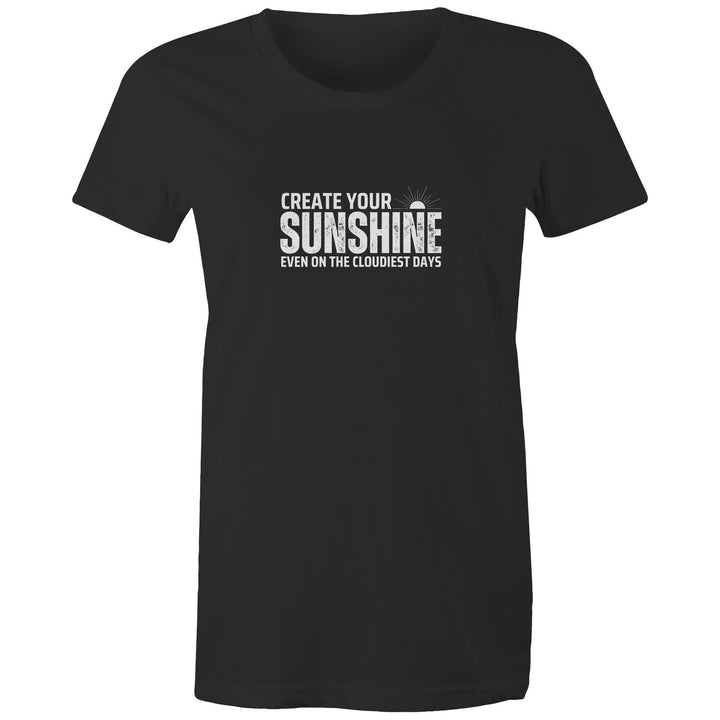 Maple Tee Create your Sunshine Print 