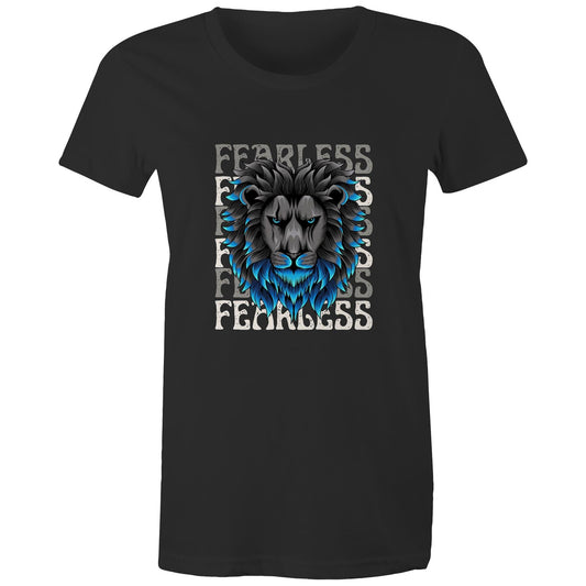 Women's Maple Tee Fearless Print 