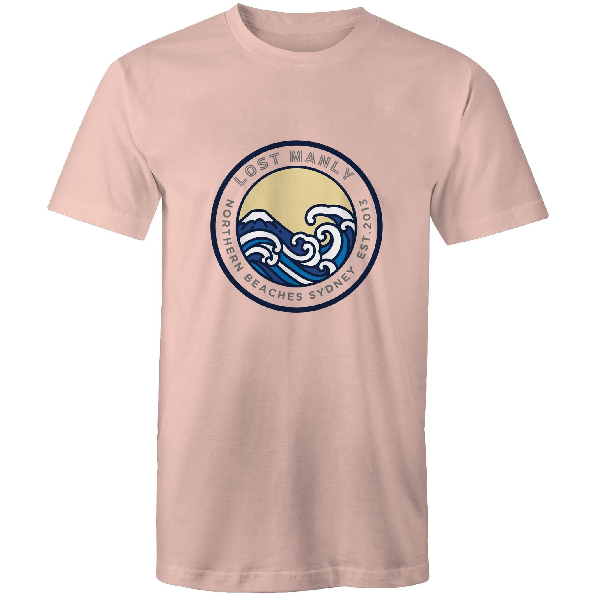 Lost Manly Northern Beaches Sydney Australia Printed Logo T-Shirt Ogo Merch