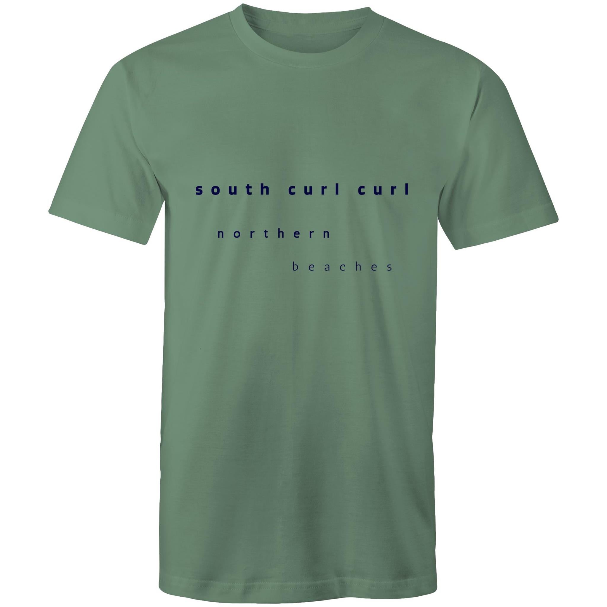 AS Colour Staple - Cotton T-Shirt South Curl Curl logo - Lost Manly Shop