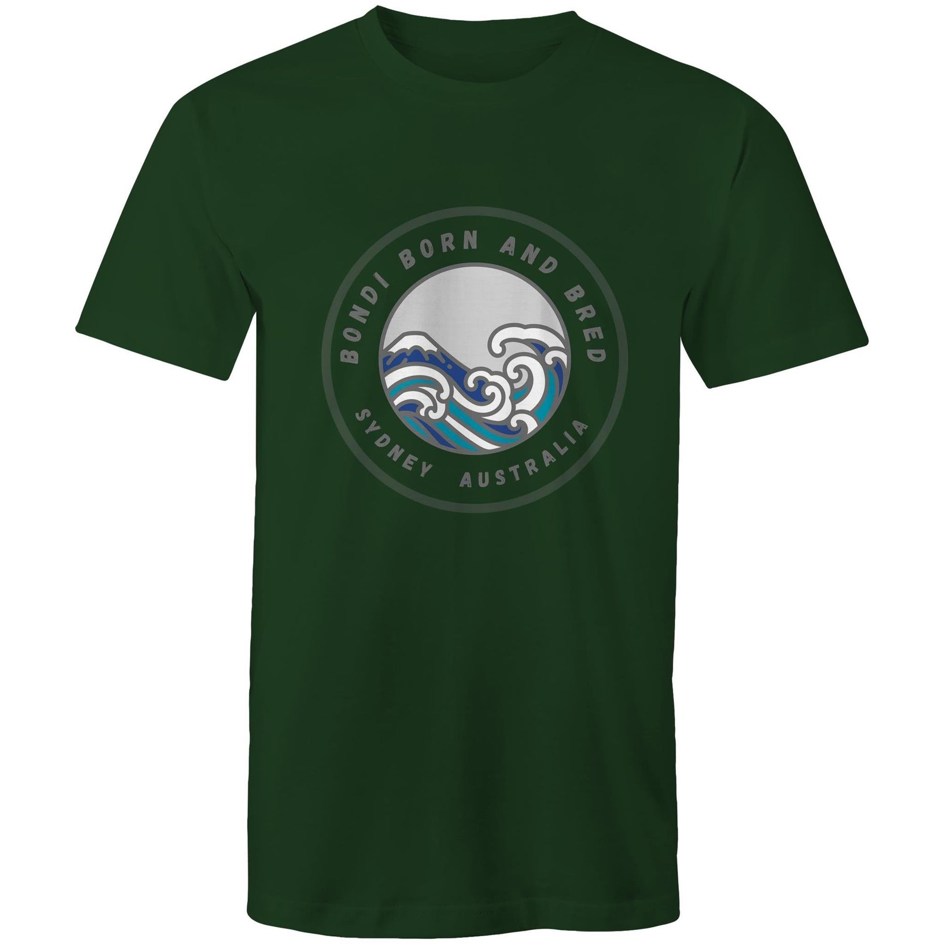 AS Colour Staple - Mens T-Shirt Bondi Born and Bred custom logo front Ogo Merch