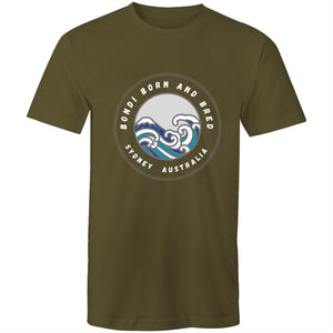 AS Colour Staple - Mens T-Shirt Bondi Born and Bred custom logo front Ogo Merch