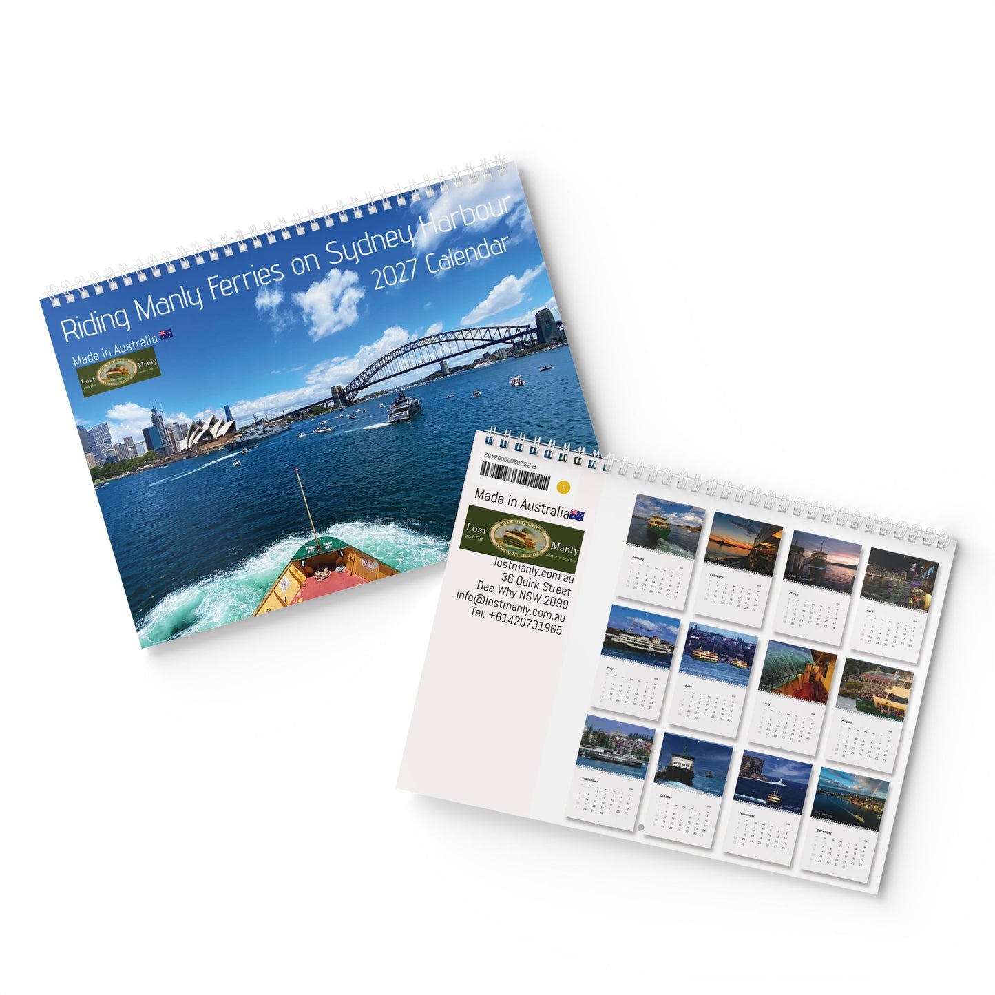 Riding the Manly Ferry 2027 Wall Calendar - Lost Manly Shop