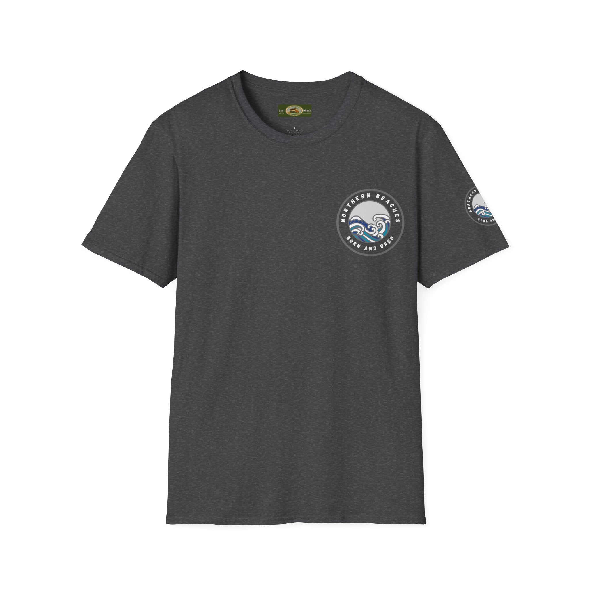 Northern Beaches Born and Bred Unisex T-Shirt Printify