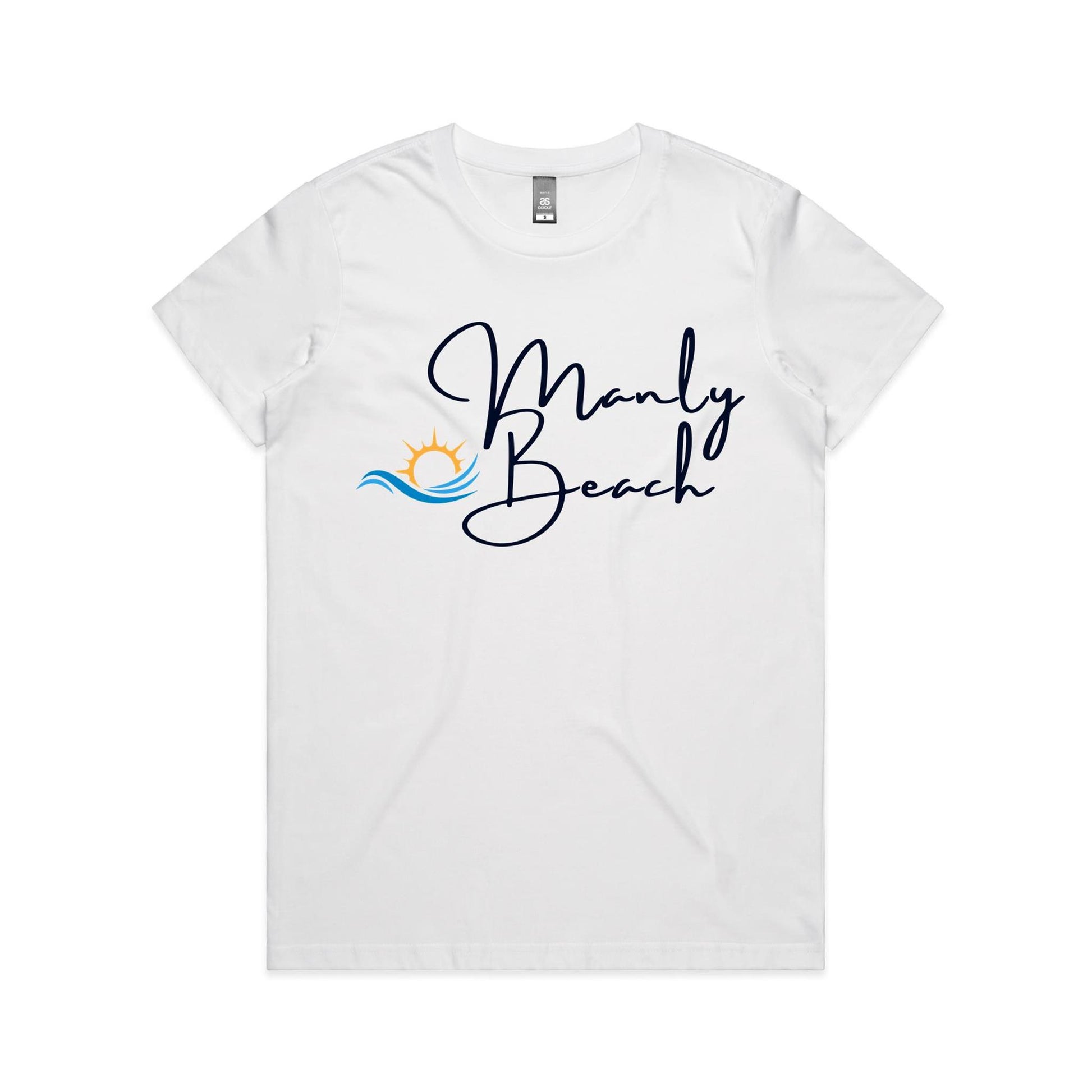 Lost Manly Custom Manly Beach Logo Limited Edition AS Colour Women's Maple Tee - Lost Manly Shop