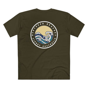 Northern Beaches front/back Logo Adult T-Shirt 