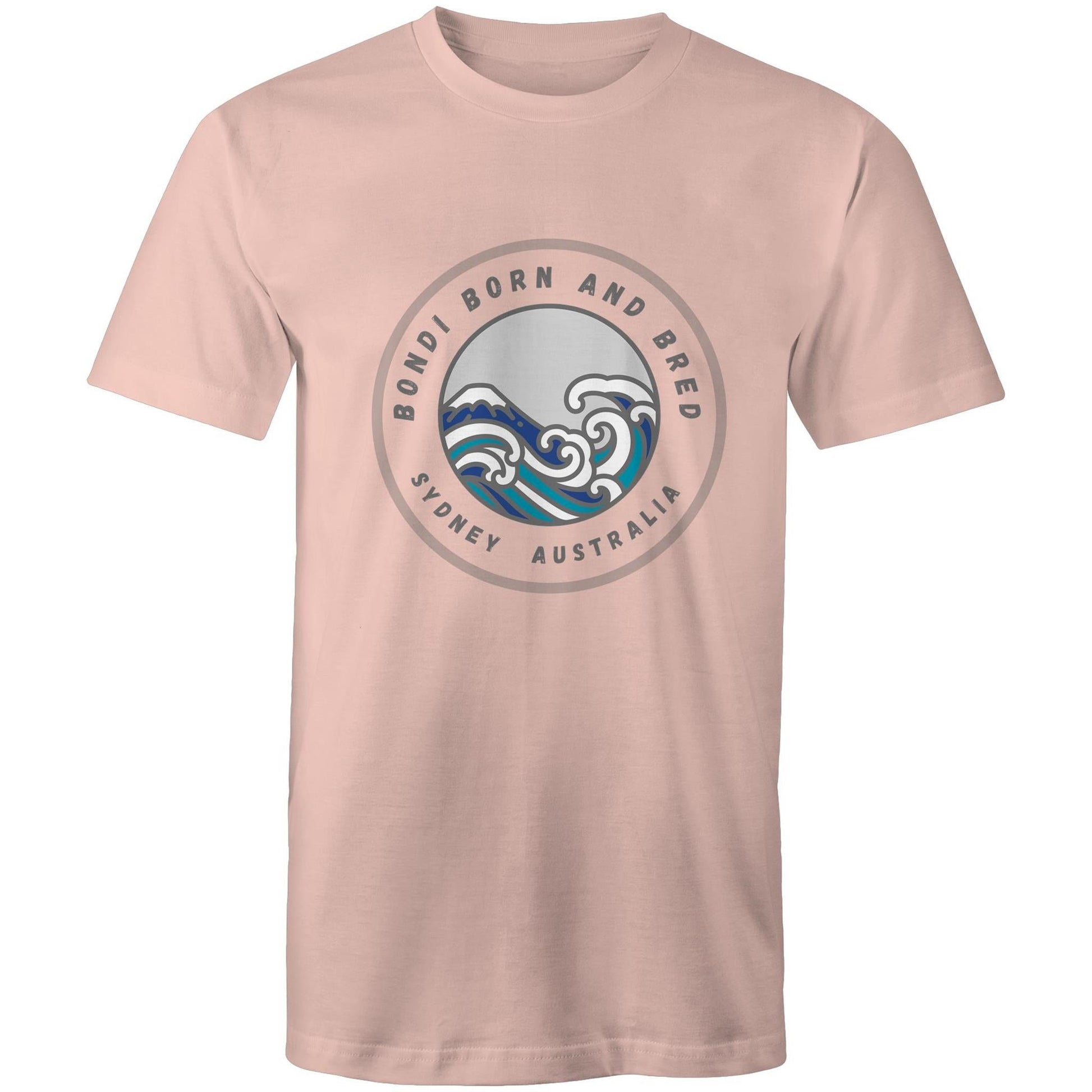 AS Colour Staple - Mens T-Shirt Bondi Born and Bred custom logo front Ogo Merch