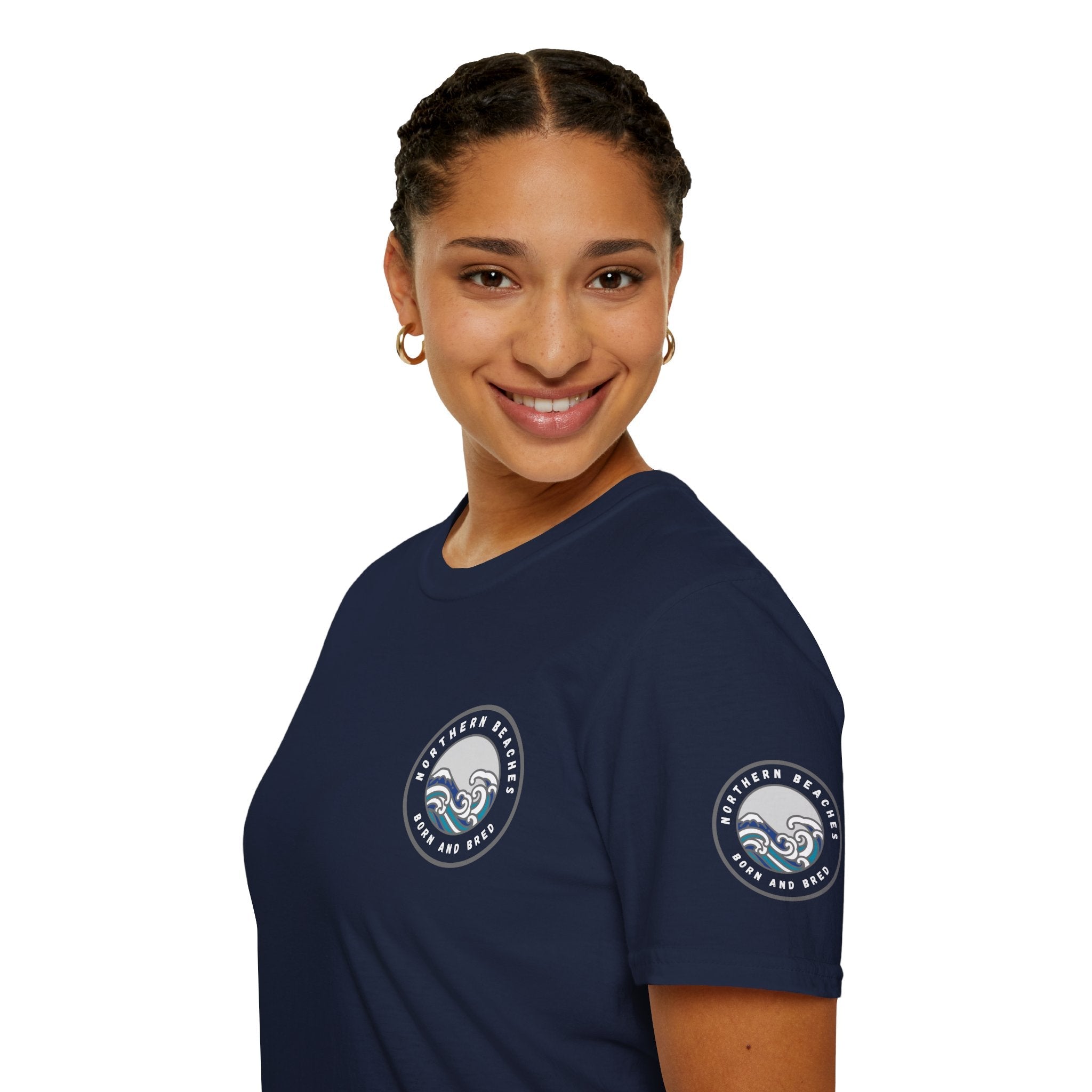 Northern Beaches Born and Bred Unisex T-Shirt Printify