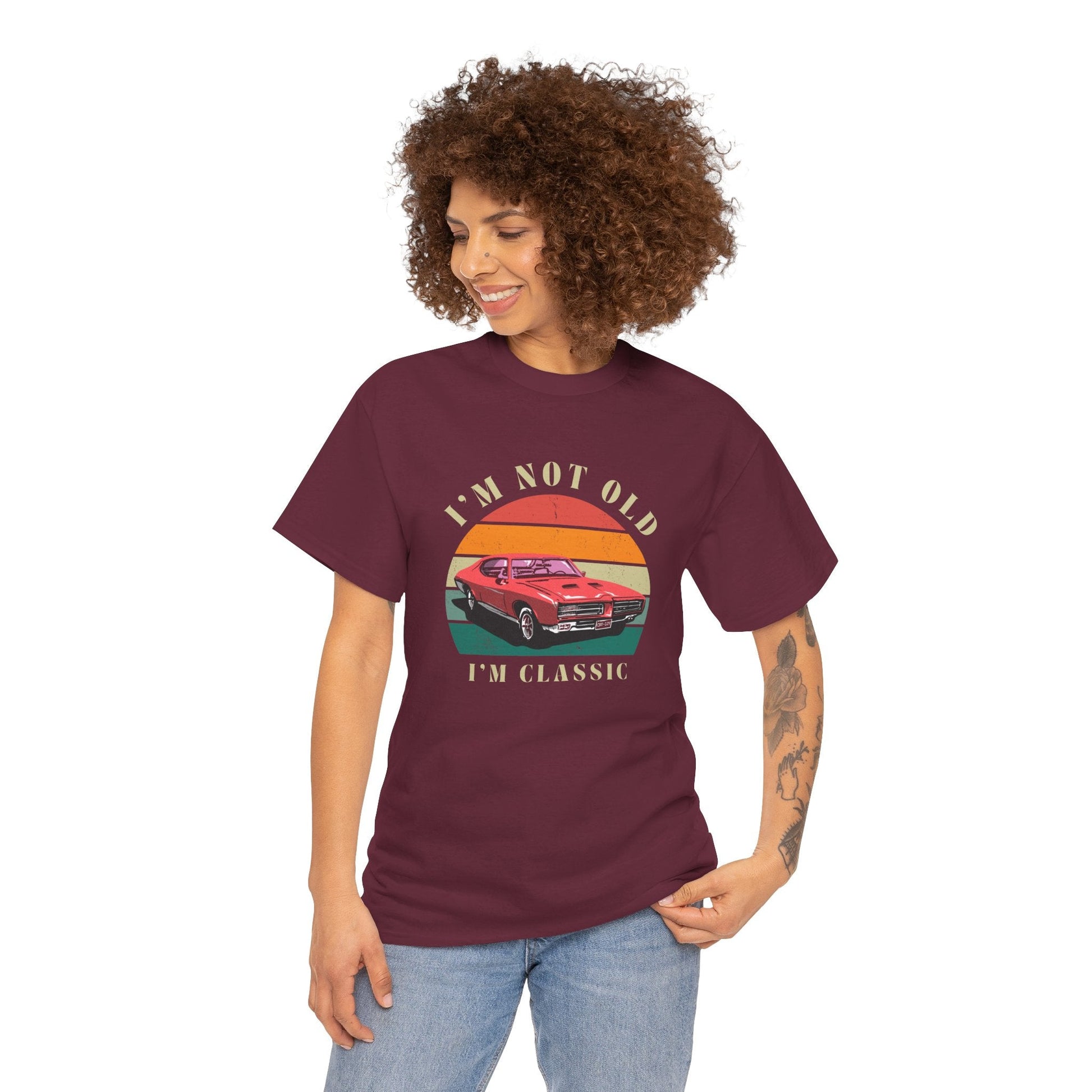 Vintage Car Lover Tee - I'm Not Old I'm Classic T-Shirt 