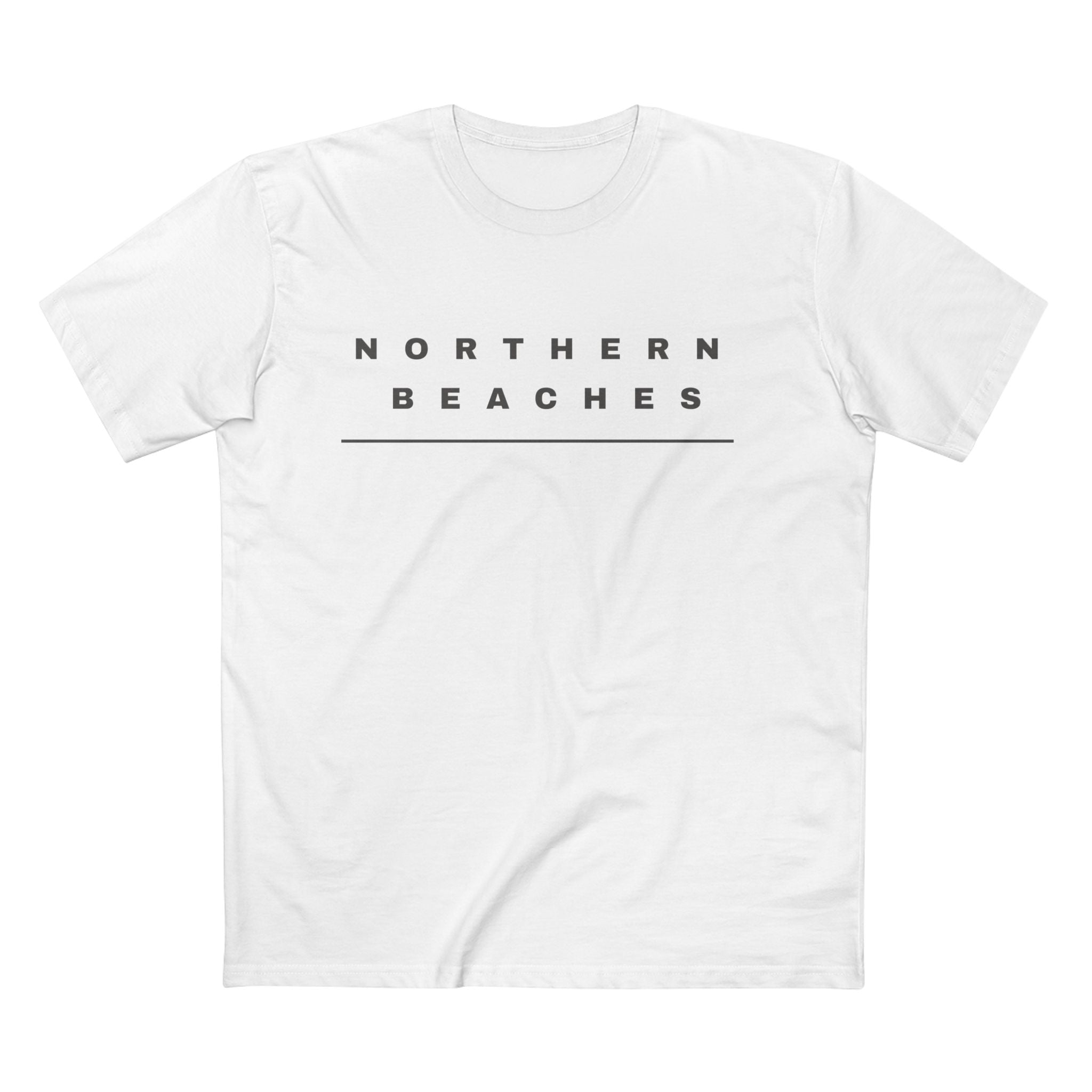 Northern Beaches front/back Logo Adult T-Shirt 