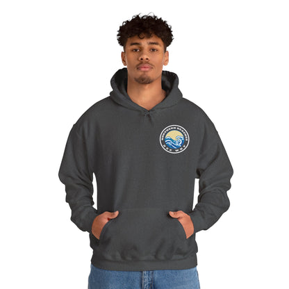 Lost Manly custom Northern Beaches Dee Why front and back logo edition Hoodie - Lost Manly Shop