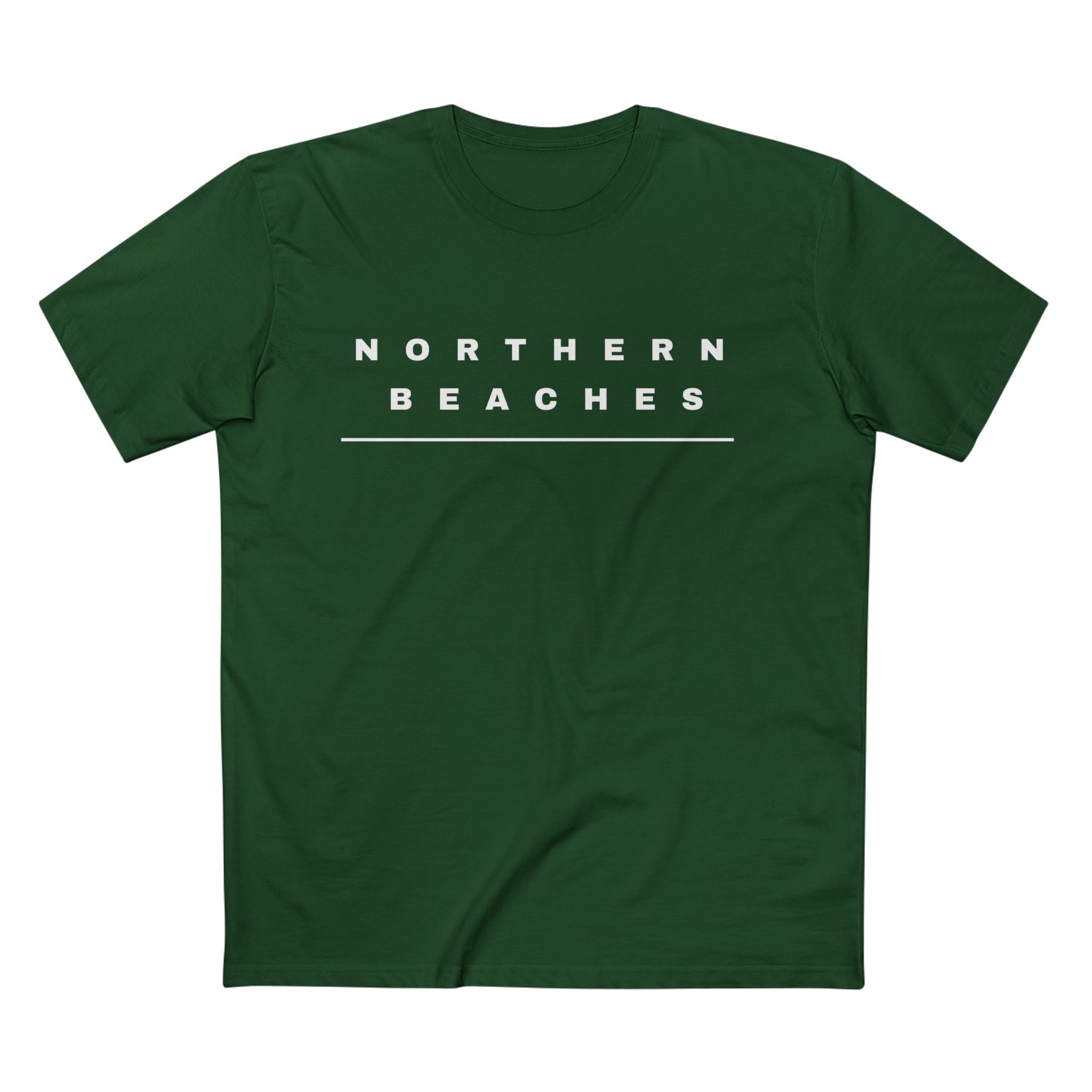 Northern Beaches front/back Logo Adult T-Shirt 