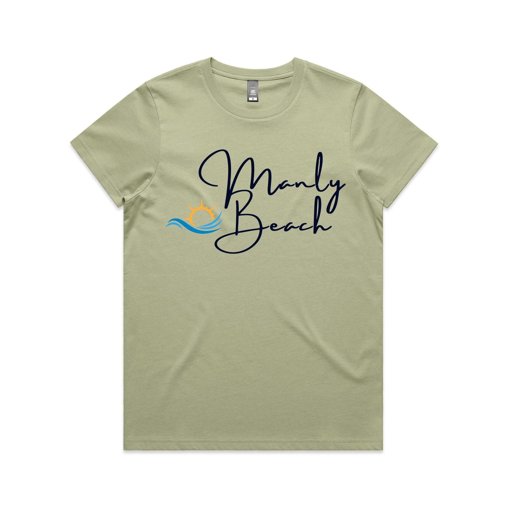 Lost Manly Custom Manly Beach Logo Limited Edition AS Colour Women's Maple Tee - Lost Manly Shop