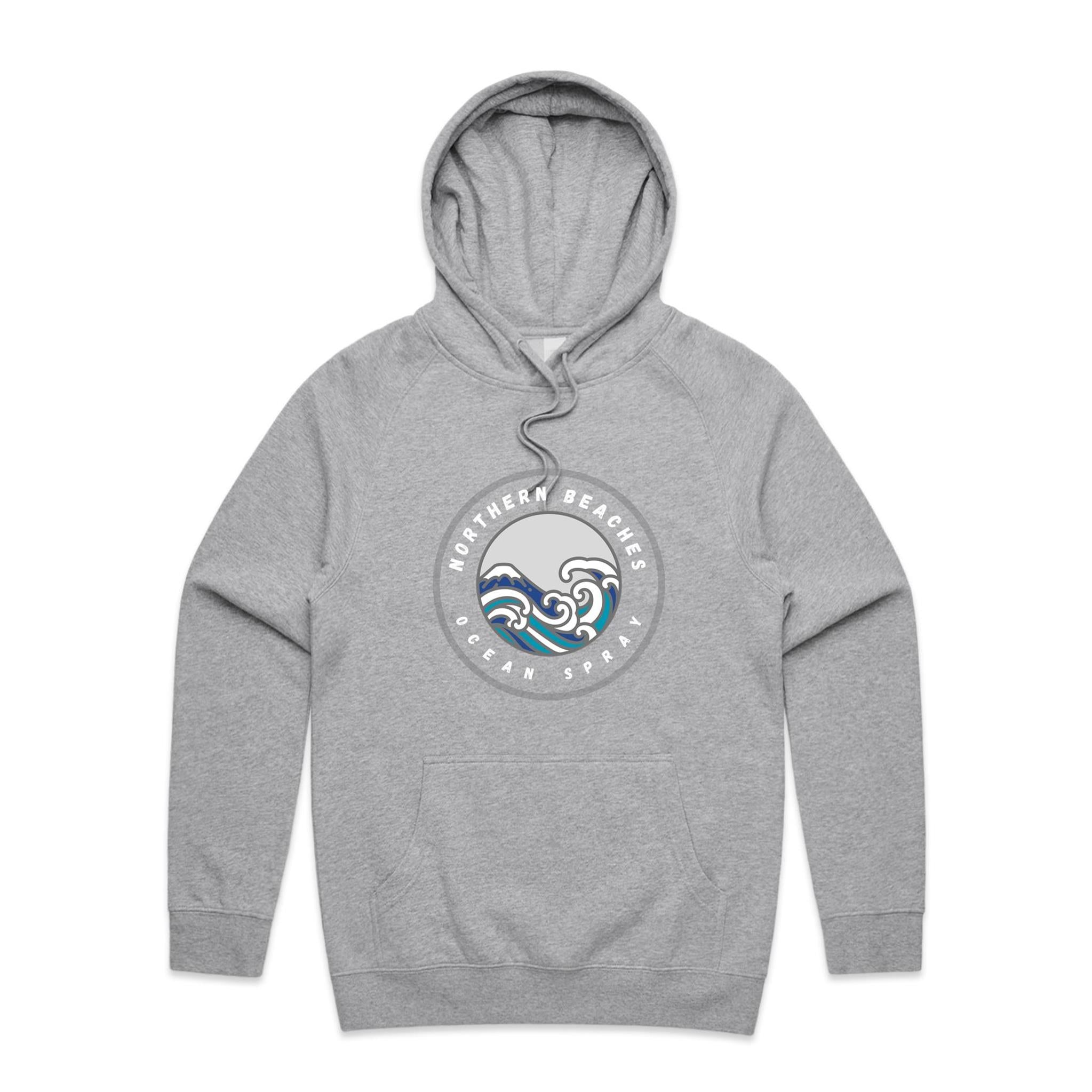 Northern Beaches Ocean Spray Mid-Weight Regular Fit Hoodie XS-5XL 