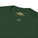 Heavy Cotton T-Shirt with free Canva custom designed logo front and back 
