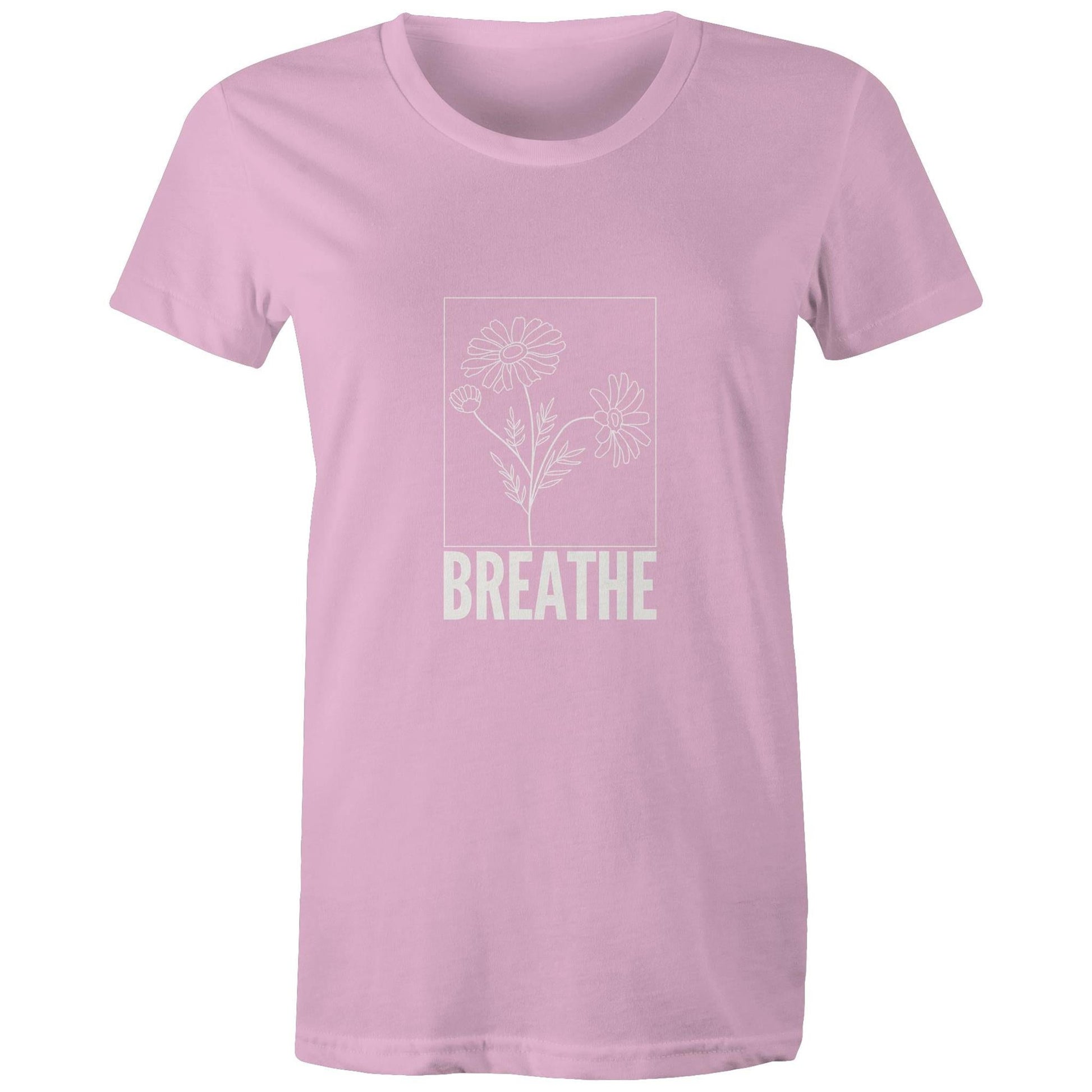 Maple Tee Breathe logo print 