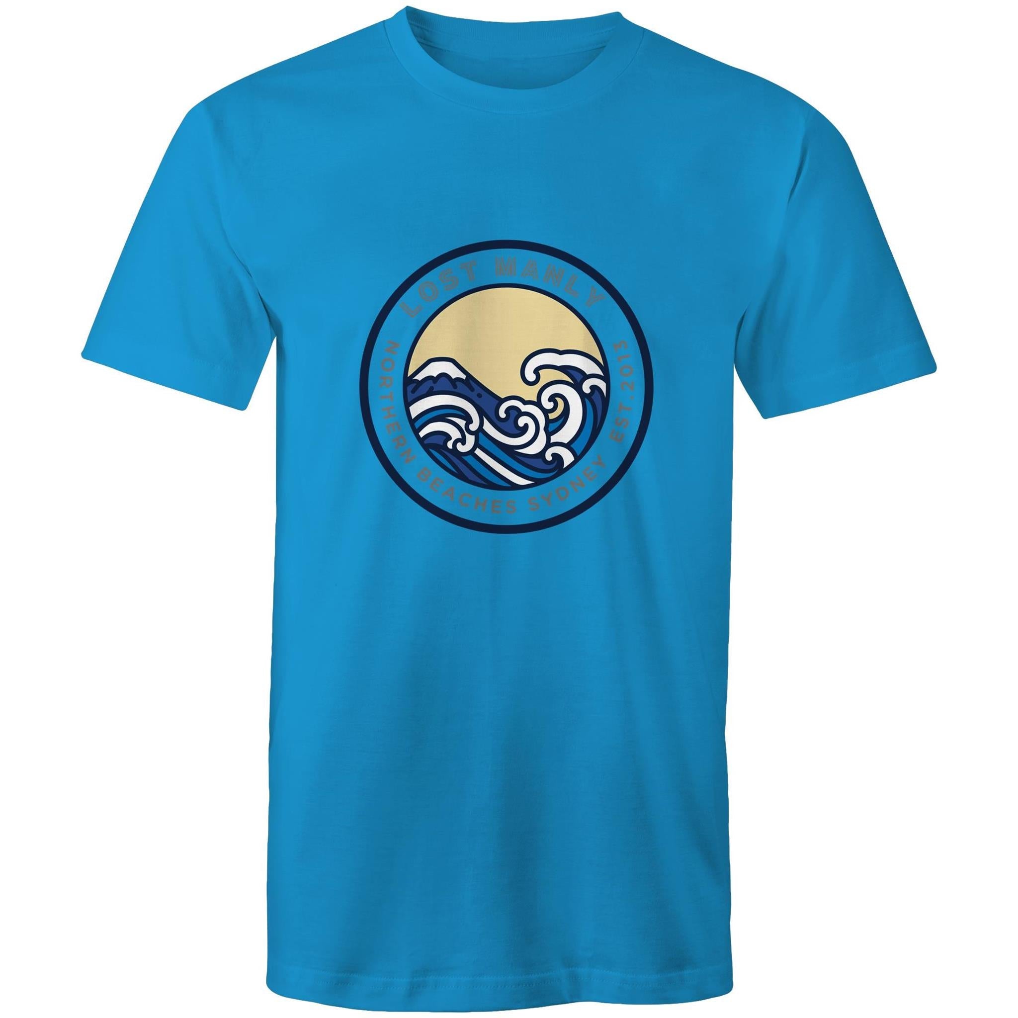 Lost Manly Northern Beaches Sydney Australia Printed Logo T-Shirt Ogo Merch