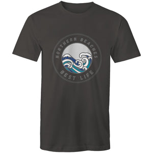 Northern Beaches Best Life custom logo printed on AS Colour Staple - Mens T-Shirt 
