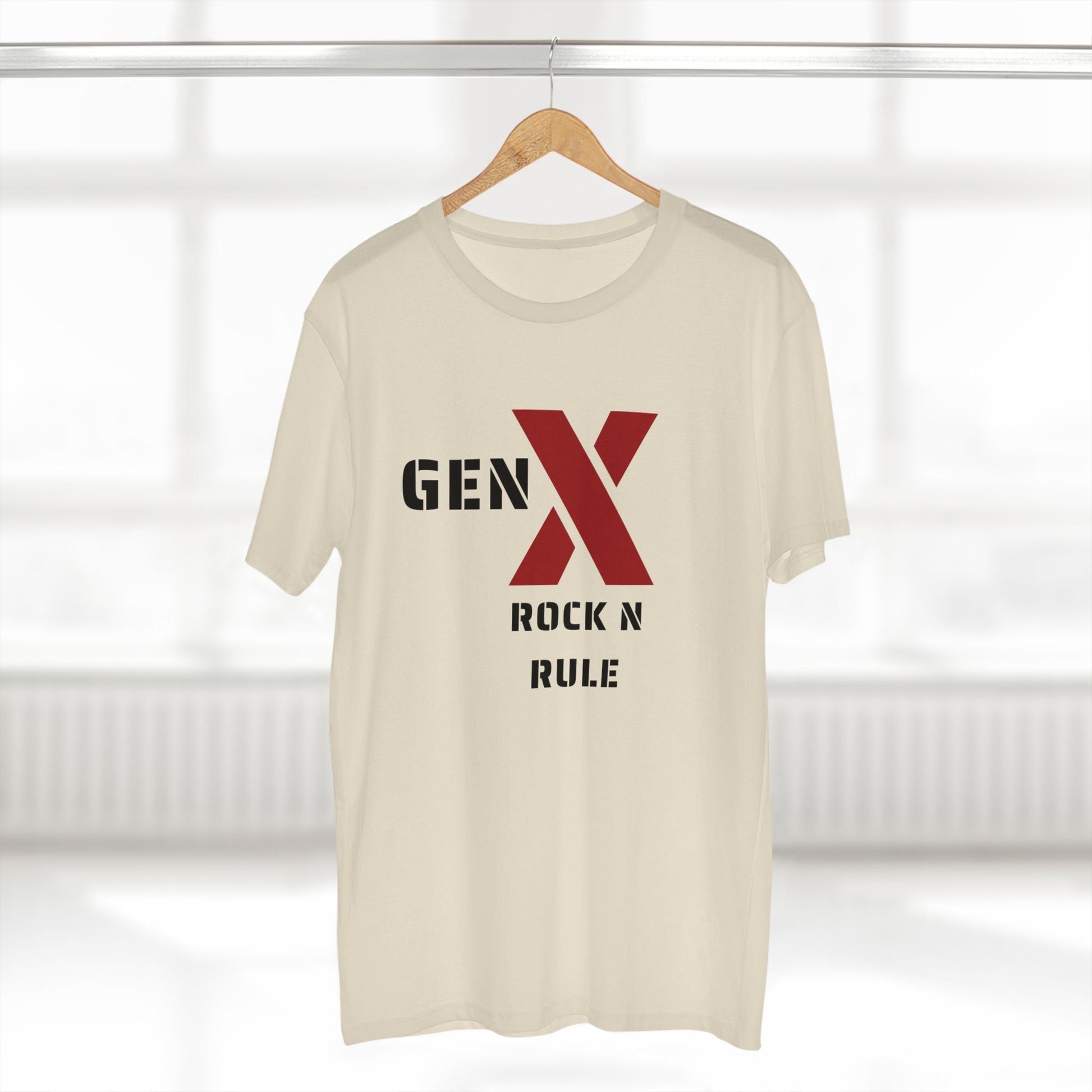 Gen X Rock n Rule Graphic Tee - Nostalgic Gen X T-Shirt, Vintage Style Tee, Gift for Generation X, Casual Wear, Retro Shirt 