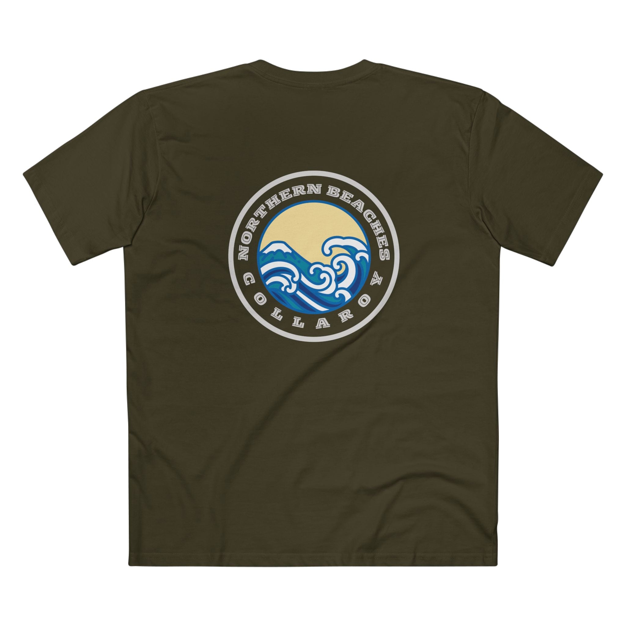 T-Shirt with free Canva custom logo printed front and back Bondi/Collaroy 