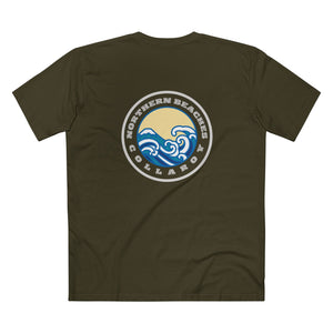 T-Shirt with free Canva custom logo printed front and back Bondi/Collaroy 