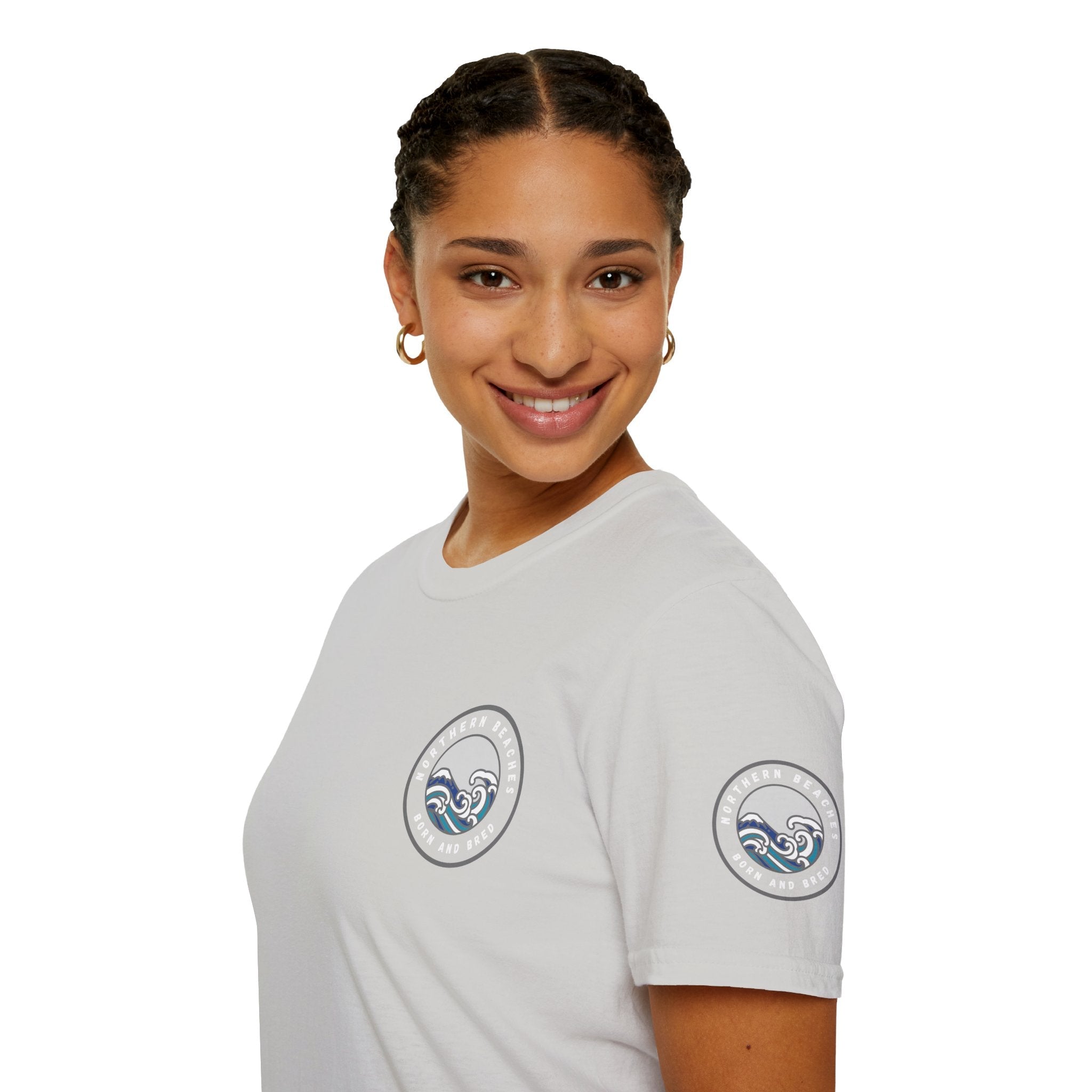 Northern Beaches Born and Bred Unisex T-Shirt Printify