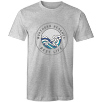 Northern Beaches Best Life custom logo printed on AS Colour Staple - Mens T-Shirt 