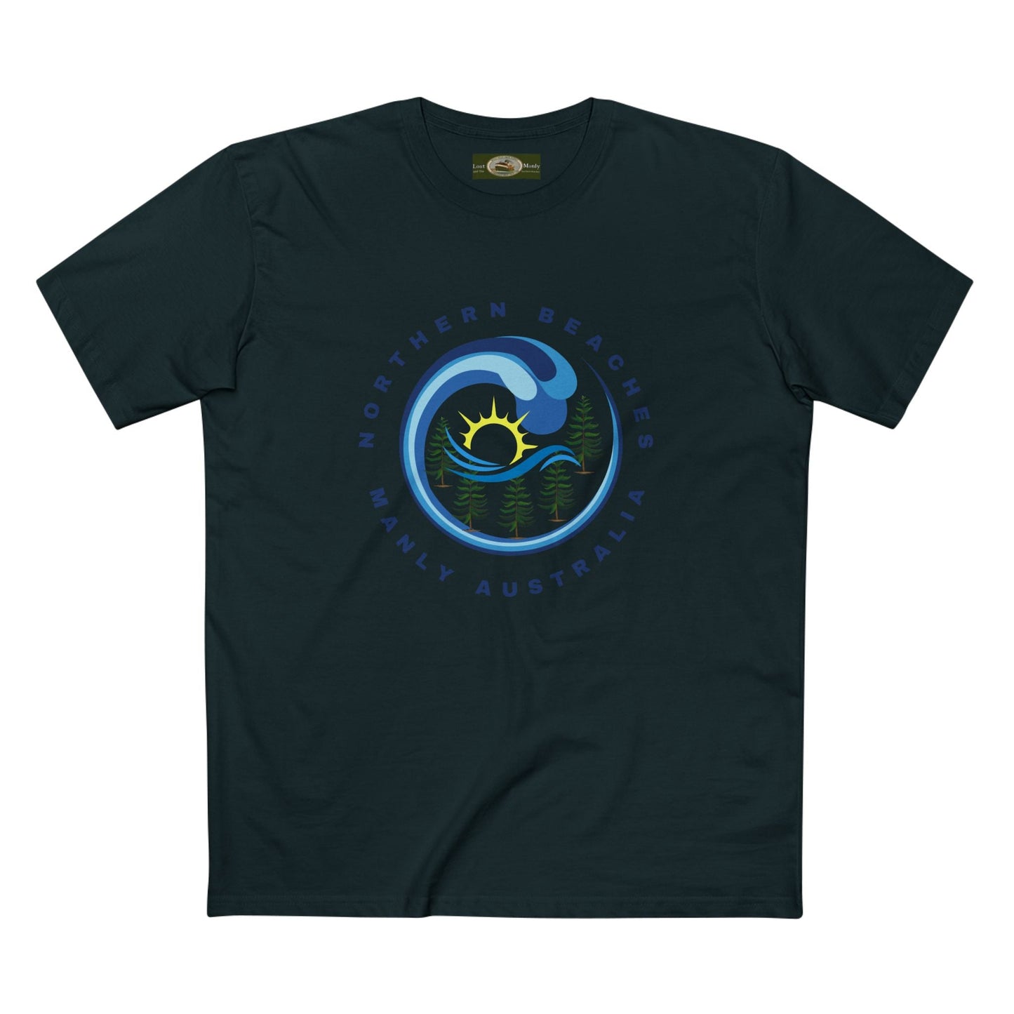 Manly Northern Beaches Sydney Australia Printed Logo T-Shirt Printify