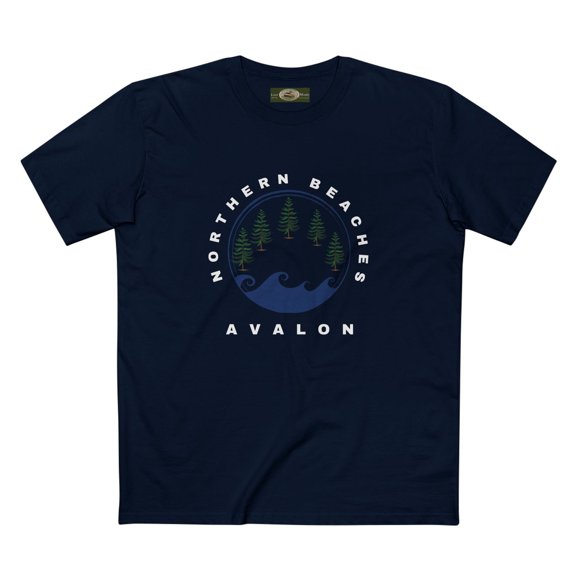 Lost Manly original Avalon Custom Logo edition T-Shirt - Lost Manly Shop