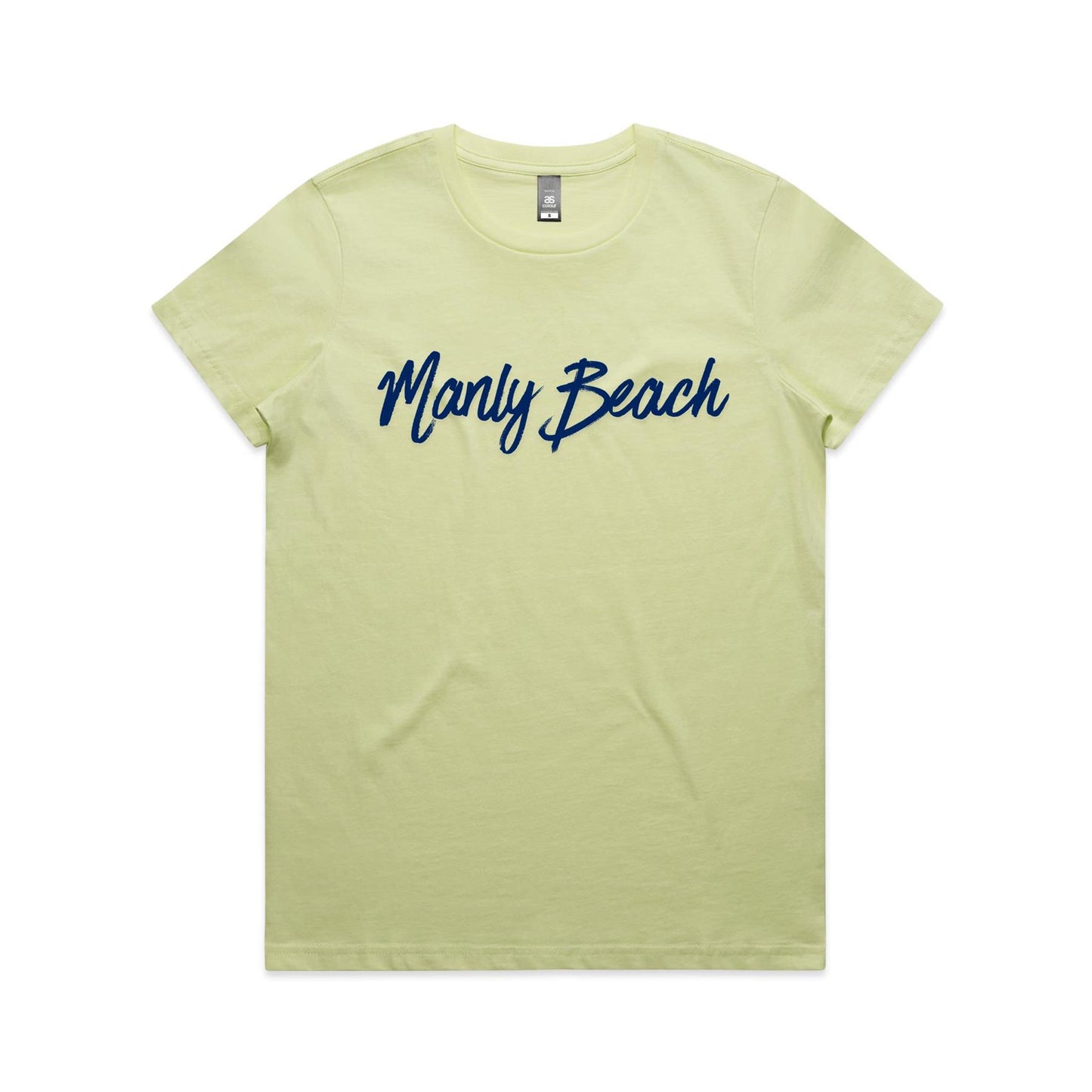 Lost Manly custom logo Manly Beach edition AS Colour Women's Maple Tee - Lost Manly Shop
