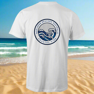 Coastal Vibe Northern Beaches Sydney Australia Printed Logo T-Shirt Ogo Merch