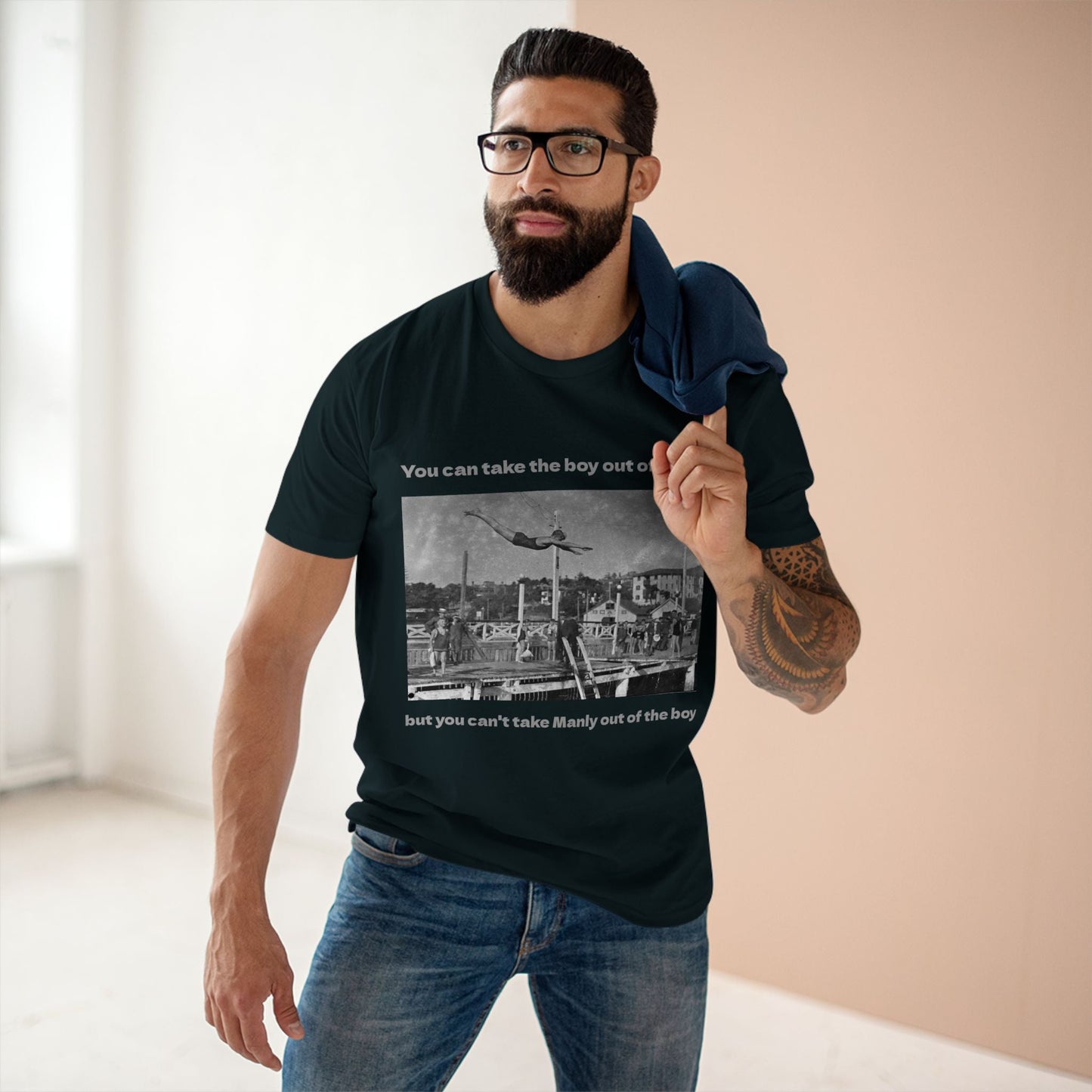 Vintage Print custom logo T-Shirt 