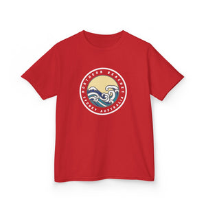 Ocean Wave Kids Cotton Tee – Northern Beaches logo 